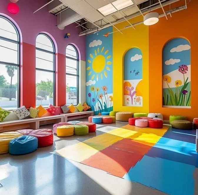 Área de espera cómoda y climatizada